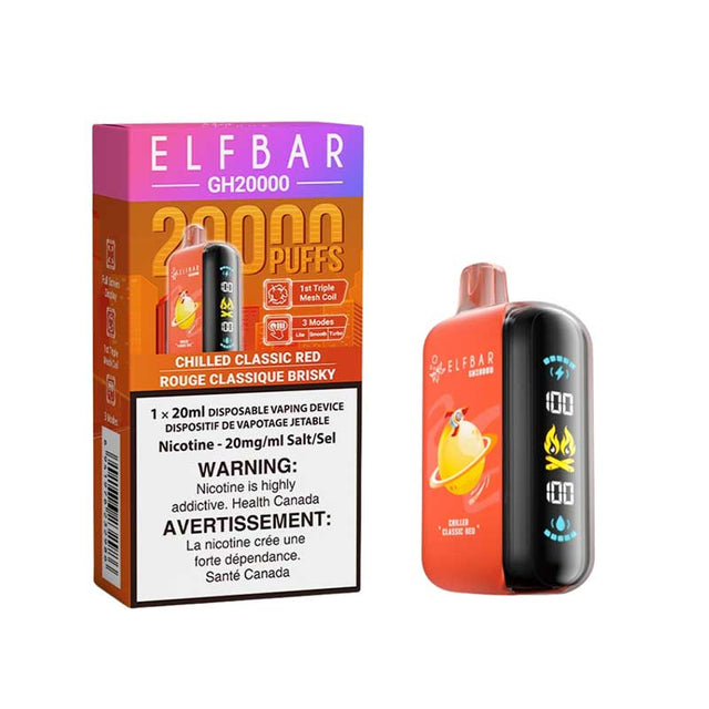 ELF Bar GH20K Disposable - Chilled Classic Red - Vapeshop Mania