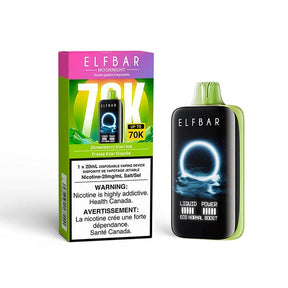 Shop ELF Bar MoonNight 70K Disposable - Strawberry Kiwi Ice - at Vapeshop Mania