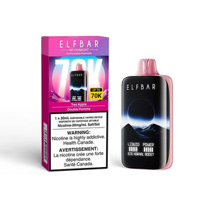 Shop ELF Bar MoonNight 70K Disposable - Two Apple - at Vapeshop Mania