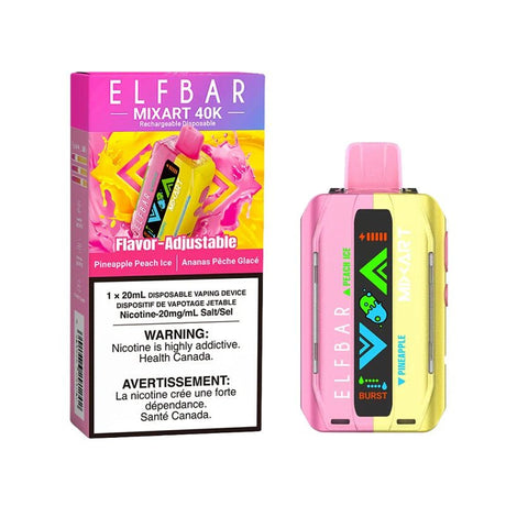 Shop Elfbar MixArt 40K Disposable - Pineapple Peach Ice - at Vapeshop Mania