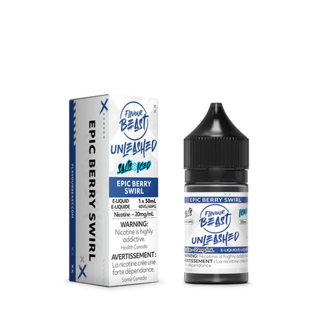 Epic Berry Swirl Iced Unleashed by Flavour Beast - Salt Nic Vape Juice - Vapeshop Mania