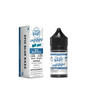 Epic Blue Razz Iced Unleashed by Flavour Beast - Salt Nic Vape Juice - Vapeshop Mania