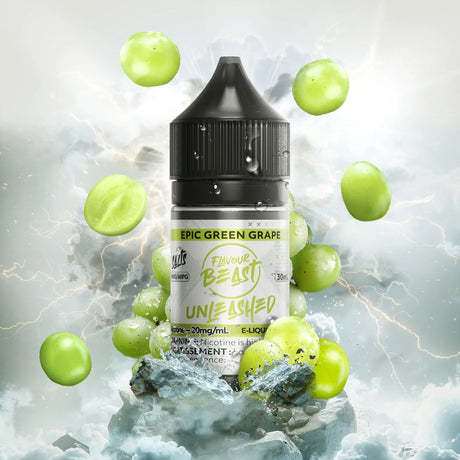 Epic Green Grape Unleashed by Flavour Beast - Salt Nic Vape Juice - Vapeshop Mania