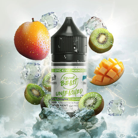 Epic Kiwi Mango Iced Unleashed by Flavour Beast - Salt Nic Vape Juice - Vapeshop Mania