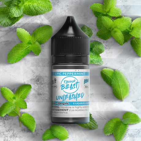 Epic Peppermint Iced Unleashed by Flavour Beast - Salt Nic Vape Juice - Vapeshop Mania