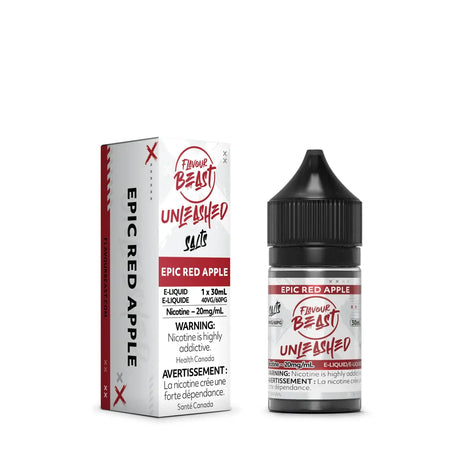 Epic Red Apple Unleashed by Flavour Beast - Salt Nic Vape Juice - Vapeshop Mania
