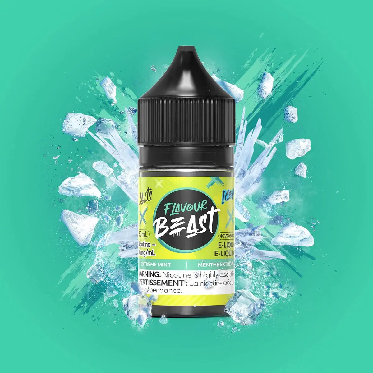 Extreme Mint Iced by Flavour Beast - Salt Nic Vape Juice - Vapeshop Mania