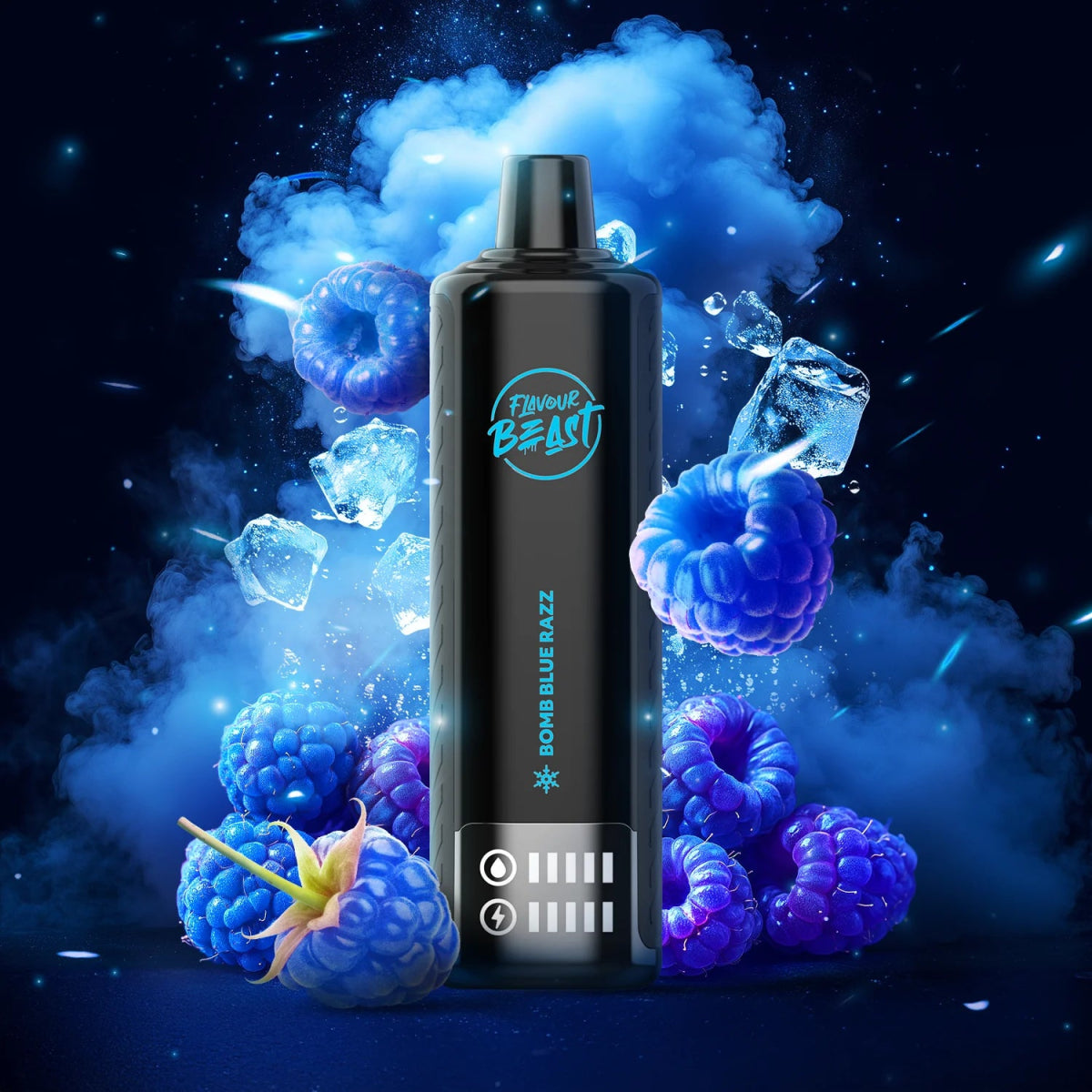 Flavour Beast Beast Bar 15K Disposable - Bomb Blue Razz (Low Ice) - Vapeshop Mania