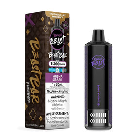 Flavour Beast Beast Bar 15K Disposable - Shisha Grape (Low Ice) - Vapeshop Mania
