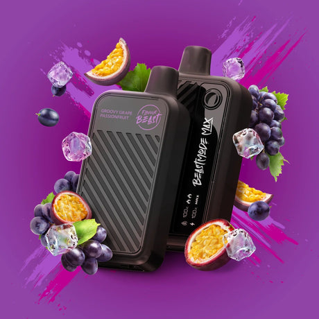 Flavour Beast Beast Mode Max 18K Disposable - Groovy Grape Passionfruit (Iced) - Vapeshop Mania