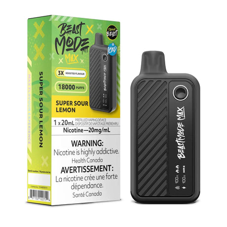 Flavour Beast Beast Mode Max 18K Disposable - Super Sour Lemon (Iced) - Vapeshop Mania