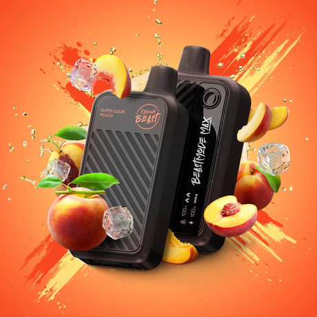 Flavour Beast Beast Mode Max 18K Disposable - Super Sour Peach (Iced) - Vapeshop Mania