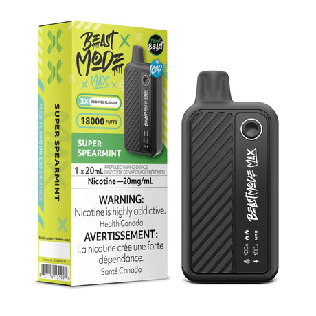 Flavour Beast Beast Mode Max 18K Disposable - Super Spearmint (Iced) - Vapeshop Mania