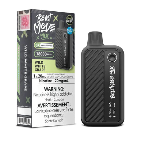 Flavour Beast Beast Mode Max 18K Disposable - Wild White Grape (Iced) - Vapeshop Mania