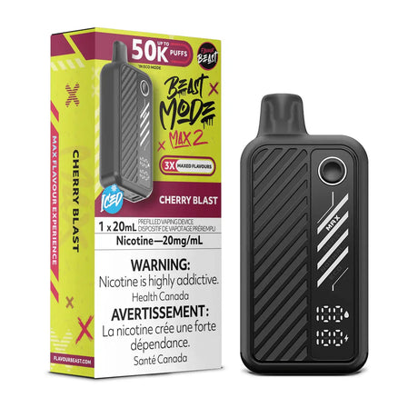 Flavour Beast Beast Mode Max 2 50K Disposable - Cherry Blast Iced - Vapeshop Mania