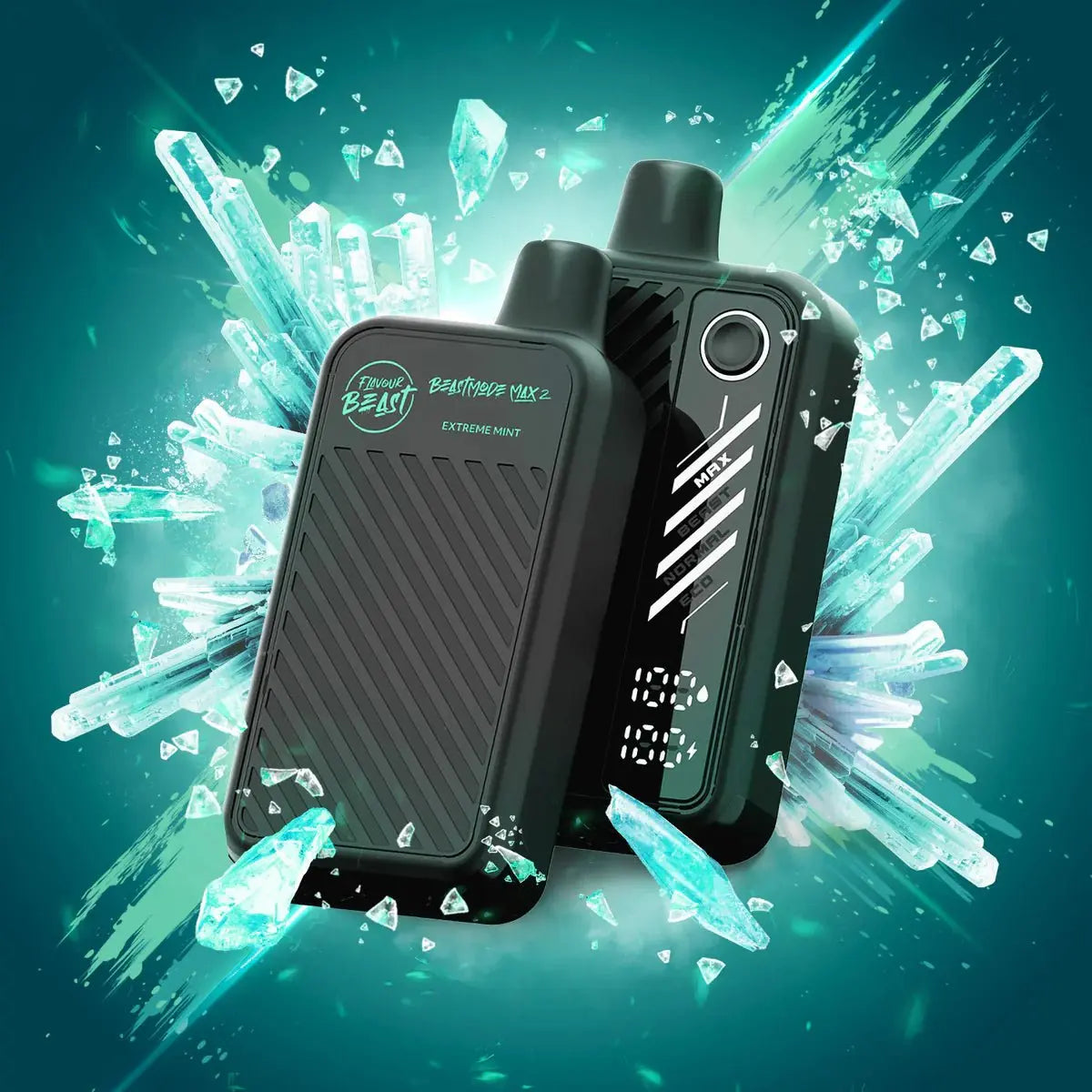 Flavour Beast Beast Mode Max 2 50K Disposable - Extreme Mint Iced - Vapeshop Mania