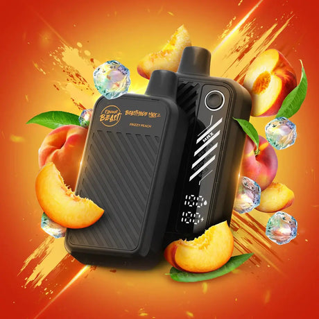 Flavour Beast Beast Mode Max 2 50K Disposable - Frizzy Peach Iced - Vapeshop Mania
