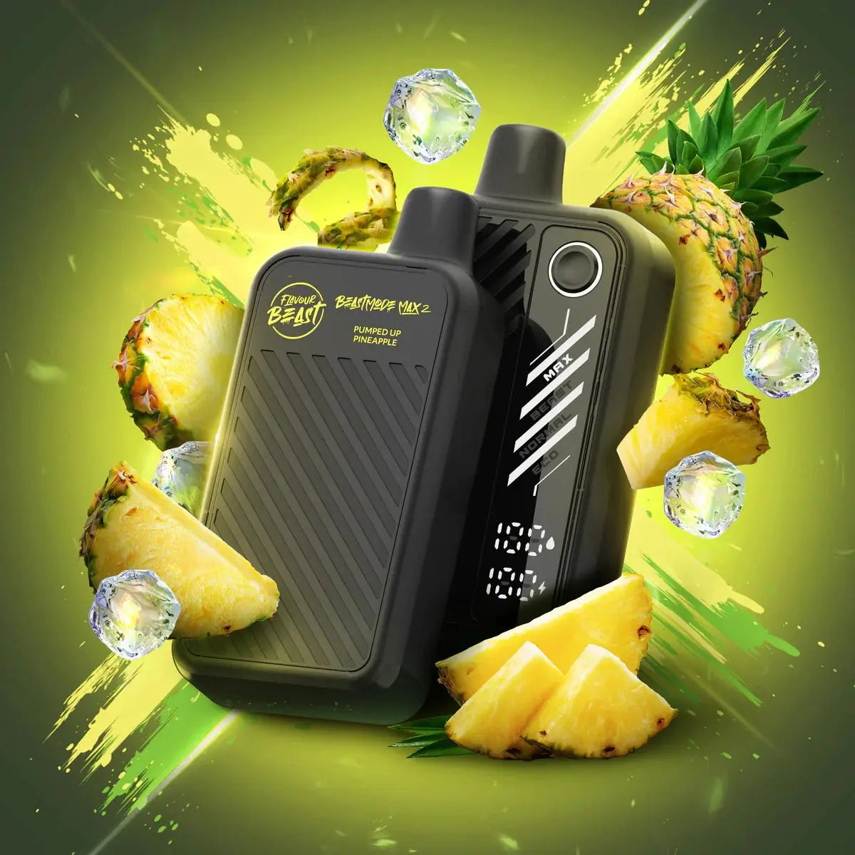 Flavour Beast Beast Mode Max 2 50K Disposable - Pumped Up Pineapple Iced - Vapeshop Mania