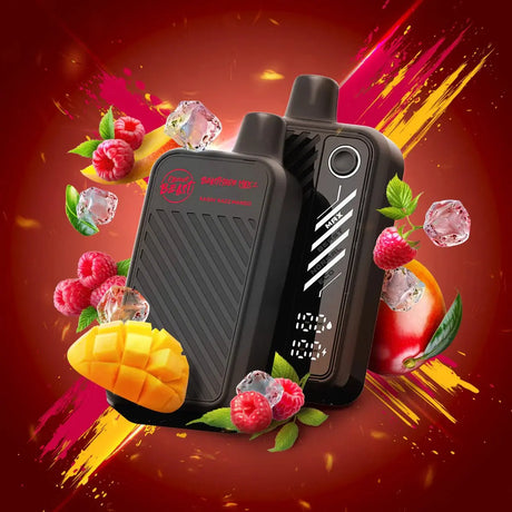 Flavour Beast Beast Mode Max 2 50K Disposable - Ragin' Razz Mango Iced - Vapeshop Mania
