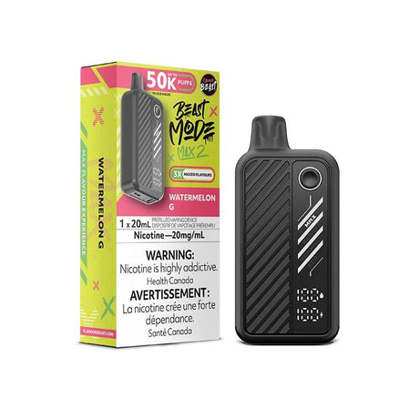 Shop Flavour Beast Beast Mode Max 2 50K Disposable - Watermelon G - at Vapeshop Mania