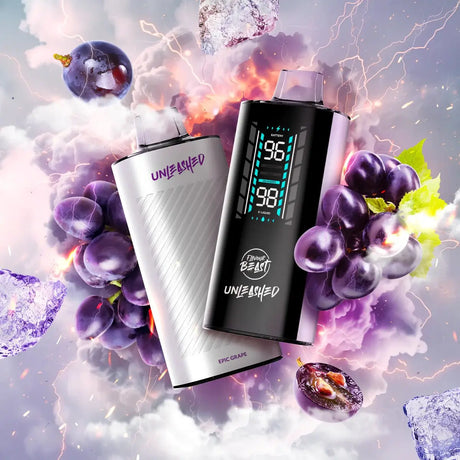 Flavour Beast Unleashed DCP 20K Disposable - Epic Grape (Iced) - Vapeshop Mania