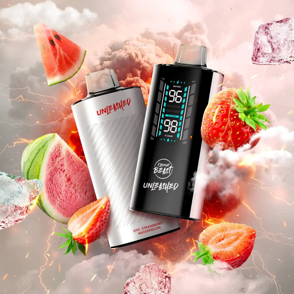 Flavour Beast Unleashed DCP 20K Disposable - Epic Strawberry Watermelon (Iced) - Vapeshop Mania