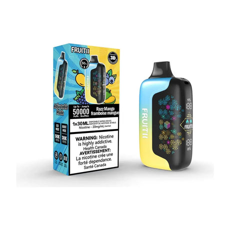 Fruitii 50K Disposable Vape - Razz Mango - Vapeshop Mania
