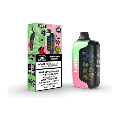 Fruitii 50K Disposable Vape - Strawberry Kiwi - Vapeshop Mania
