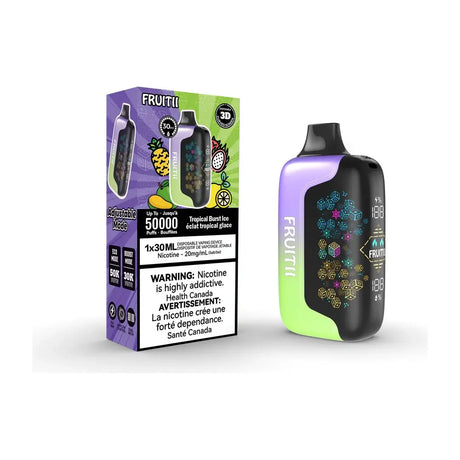 Fruitii 50K Disposable Vape - Tropical Burst Ice - Vapeshop Mania
