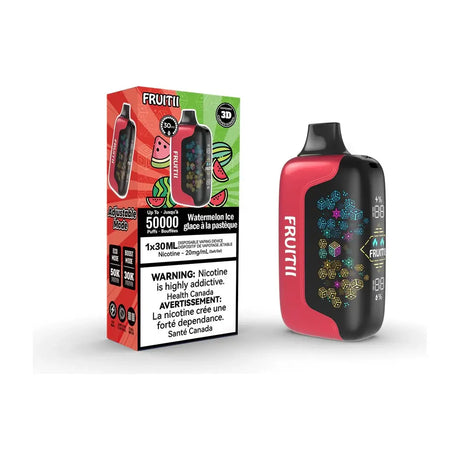 Fruitii 50K Disposable Vape - Watermelon Ice - Vapeshop Mania