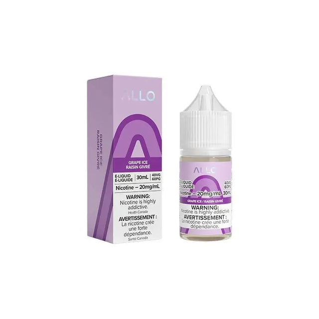 Grape Ice by Allo - Salt Nic Vape Juice - Vapeshop Mania