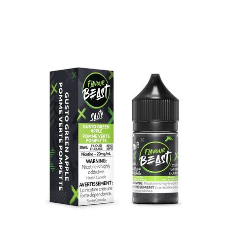 Gusto Green Apple by Flavour Beast - Salt Nic Vape Juice - Vapeshop Mania