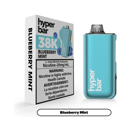 Hyperbar BE38000 Disposable - Blueberry Mint - Vapeshop Mania
