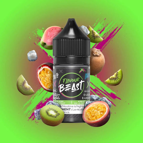 Kewl Kiwi Passionfruit Iced by Flavour Beast - Salt Nic Vape Juice - Vapeshop Mania
