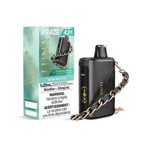 Shop Kraze Luna 42K Disposable - Miami Mint Ice - at Vapeshop Mania