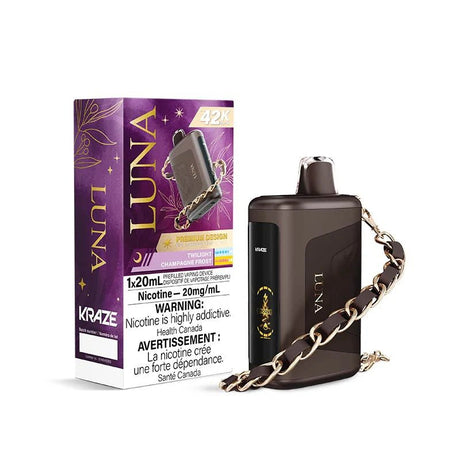 Shop Kraze Luna 42K Disposable - Twilight Champagne Frost - at Vapeshop Mania