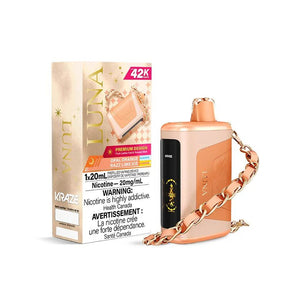 Shop Kraze Luna Disposable - Opal Orange Razz Lime Ice - at Vapeshop Mania