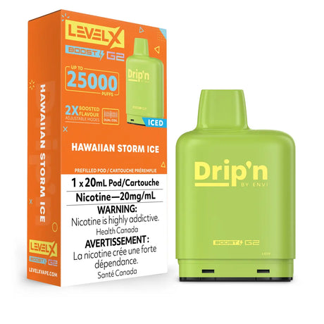 Level X Drip'n Boost 25K Pod 20ml - Hawaiian Storm Ice - Vapeshop Mania