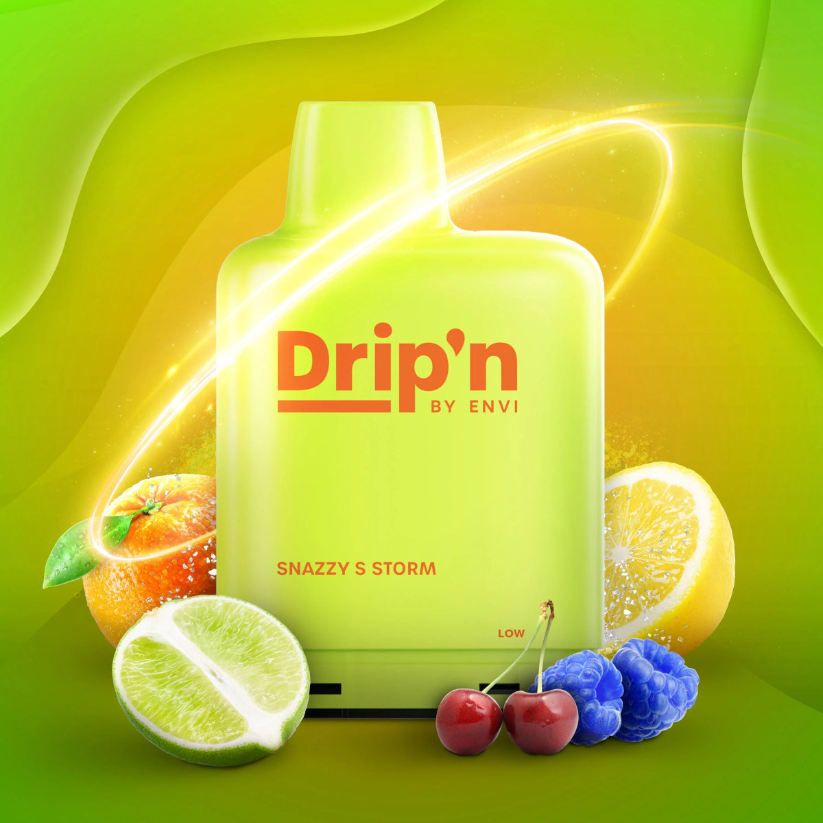 Level X Drip'n Boost 25K Pod 20ml - Snazzy S Storm - Vapeshop Mania