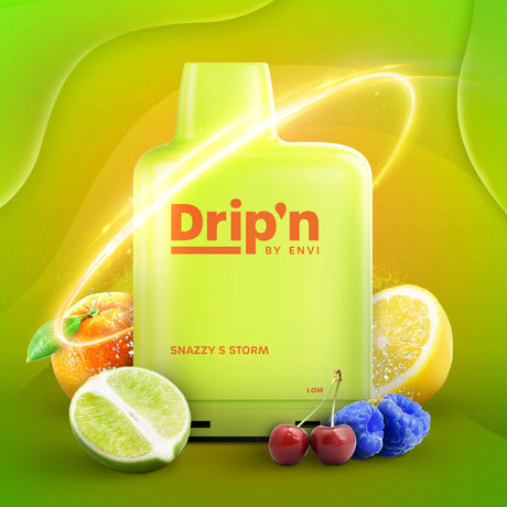 Level X Drip'n Boost 25K Pod 20ml - Snazzy S Storm - Vapeshop Mania