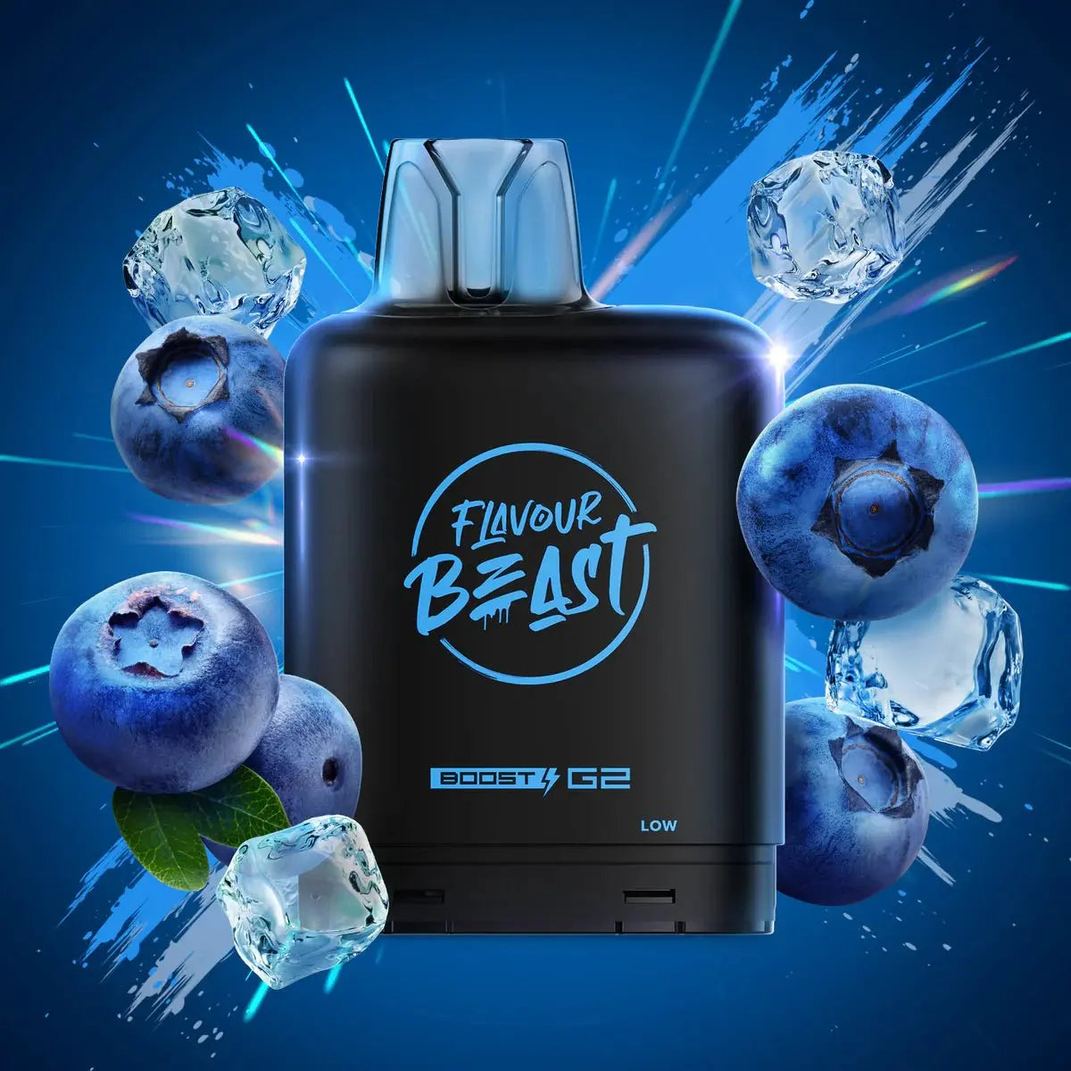 Level X Flavour Beast Boost 25K Pod 20ml - Boss Blueberry (Iced) - Vapeshop Mania
