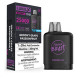 Level X Flavour Beast Boost 25K Pod 20ml - Groovy Grape Passionfruit (Iced) - Vapeshop Mania