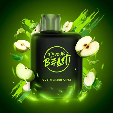 Level X Flavour Beast Boost 25K Pod 20ml - Gusto Green Apple - Vapeshop Mania