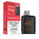 Level X Flavour Beast Boost 25K Pod 20ml - Loco Cocoa Latte - Vapeshop Mania