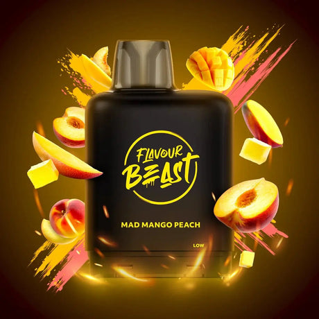 Level X Flavour Beast Boost 25K Pod 20ml - Mad Mango Peach - Vapeshop Mania