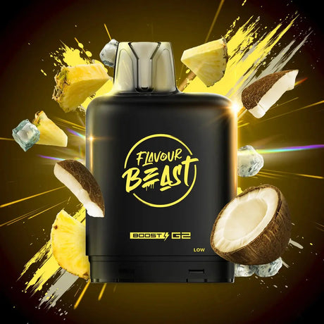 Level X Flavour Beast Boost 25K Pod 20ml - Pineapple Coconut (Iced) - Vapeshop Mania