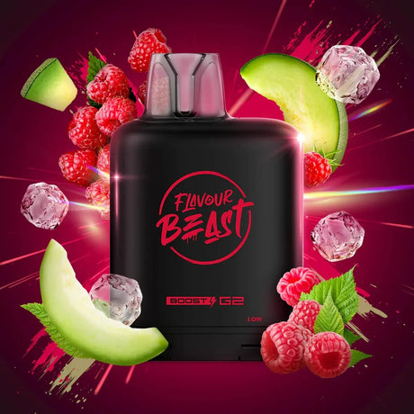 Level X Flavour Beast Boost 25K Pod 20ml - Rad Razz Melon (Iced) - Vapeshop Mania