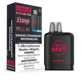 Level X Flavour Beast Boost 25K Pod 20ml - Savage Strawberry Watermelon (Iced) - Vapeshop Mania