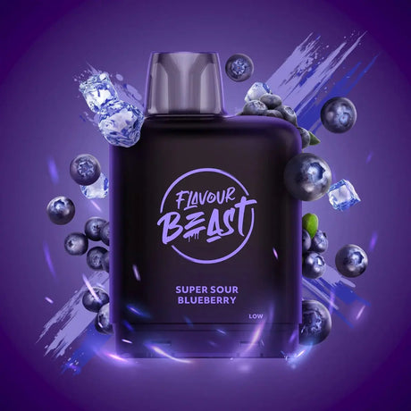 Level X Flavour Beast Boost 25K Pod 20ml - Super Sour Blueberry (Iced) - Vapeshop Mania