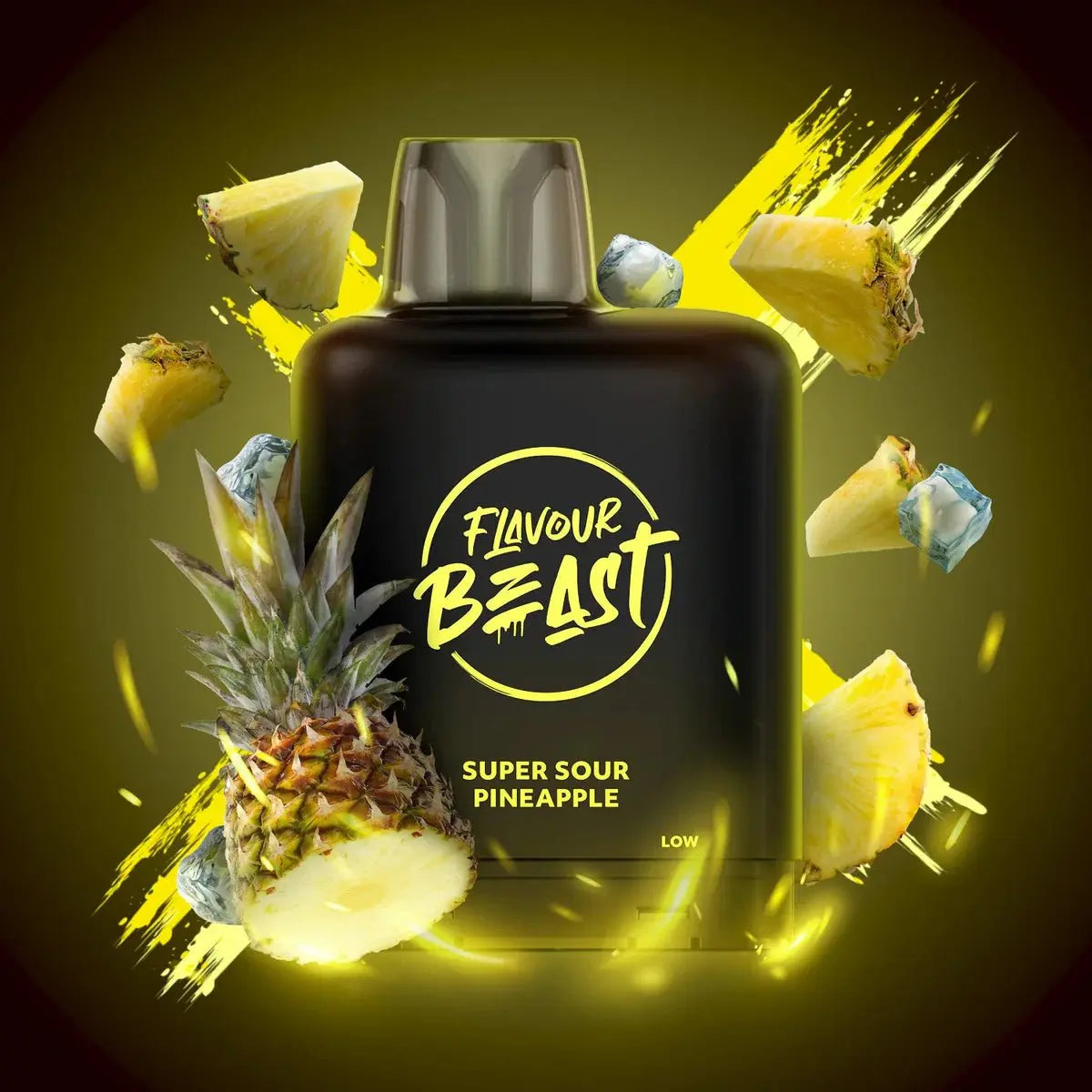 Level X Flavour Beast Boost 25K Pod 20ml - Super Sour Pineapple (Iced) - Vapeshop Mania